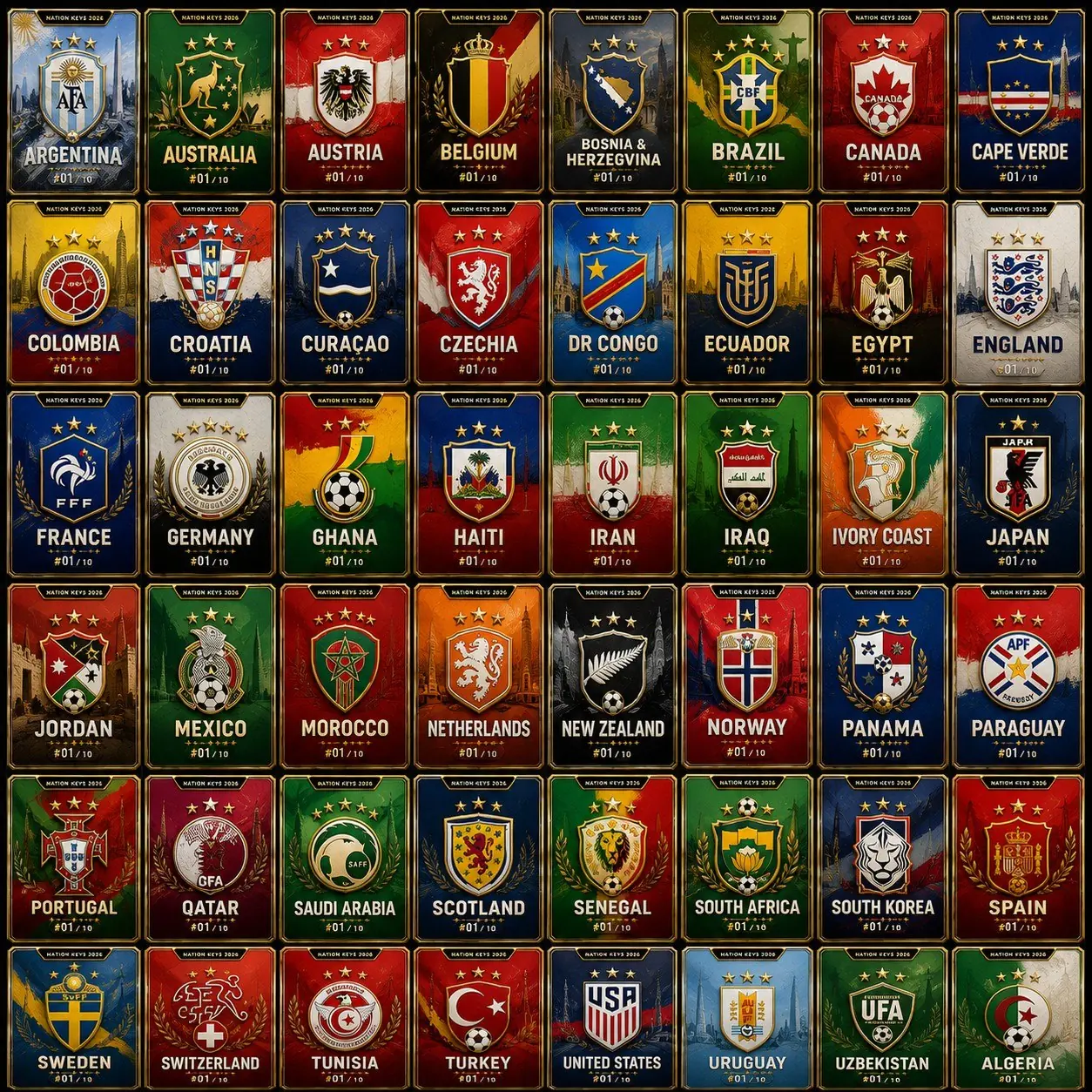 Trophy Verse collection grid